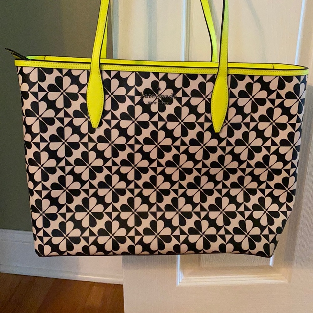 Kate Spade Hollie Spade Clover Geo Large Tote